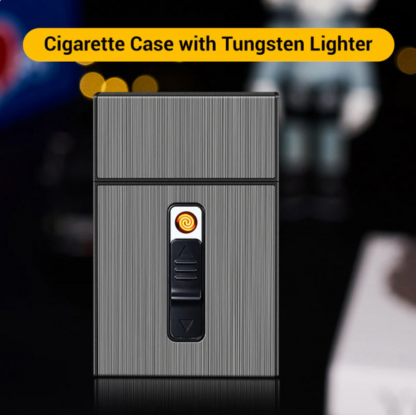 Cigarette Case with Lighter