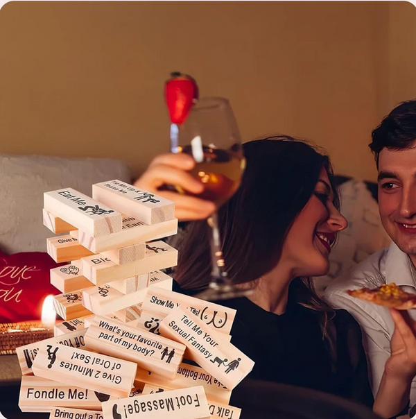 Love Tower – A Romantic Game for Couples❤️‍🔥 (Beige)